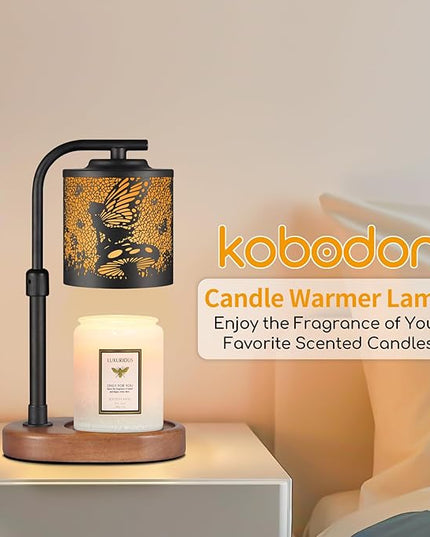 Candle Warmer Lamp,Birthday Gifts for Women Mom,Adjustable Height for Scented Jar Candles,Electric Candle Lamp Warmer for Home Decor(Flower Fairy)