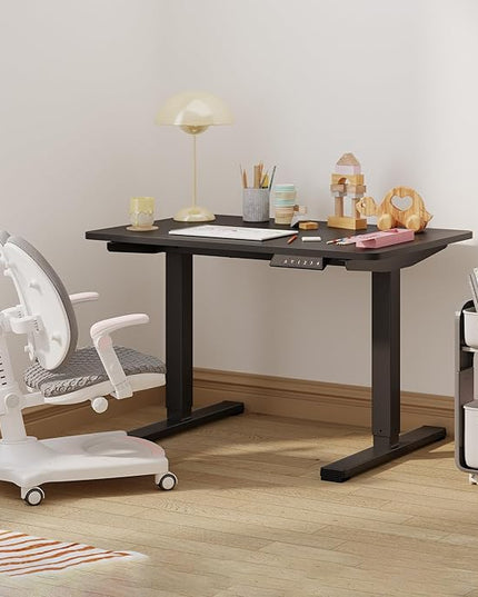 Small Adjustable Stand Up Desk for Children,One-Piece Standing Desk 31.5 x 19.7 Inch, Home Office Desk Computer Workstation, Black