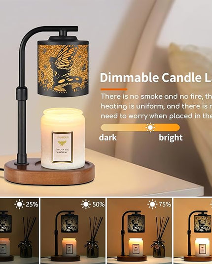 Candle Warmer Lamp,Birthday Gifts for Women Mom,Adjustable Height for Scented Jar Candles,Electric Candle Lamp Warmer for Home Decor(Flower Fairy)