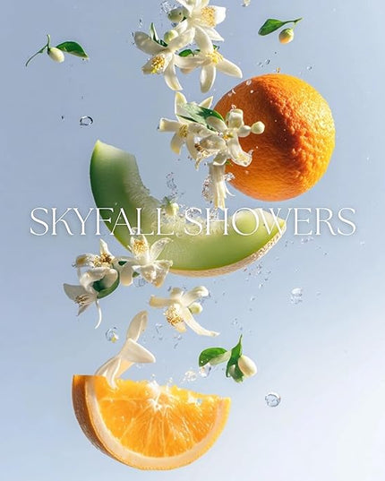 Levona Scent Essential Oil - Luxury Aroma for Home, Office, Hotel & Spa, Ideal for Humidifiers & Diffusers, Hotel Fragrance with Neroli, Orange & Melon - 10ml / 0.33 fl oz, Skyfall Showers