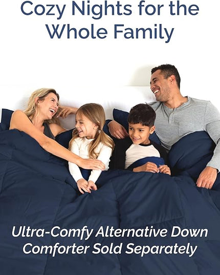 Queen Size 4 Piece Sheet Set - Comfy Breathable & Cooling Bed Sheets Set - Hotel Luxury Bedding for Women, Men, Kids, Teens, Boys & Girls - Deep Pockets, Soft and Wrinkle Free - Oeko-Tex - Navy Blue