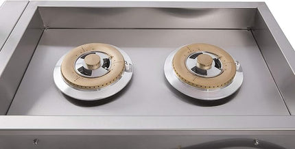Whistler Built-in Propane Gas Stainless Steel Double Side Burner with NG Conversion Kits
