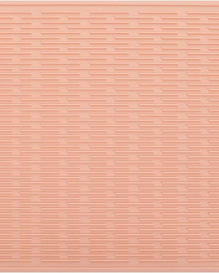 Silicone Dish Drying Mat for Multiple Usage,Easy clean,Eco-friendly,Heat-resistant Silicone Mat for Kitchen Counter or Sink,Refrigerator or Drawer Liner Pink 2XL 24 inches x 18 inches