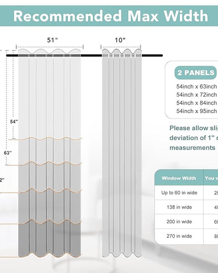 BONZER 100% Blackout Curtains for Bedroom - Light Blocking Thermal Insulated Window Drapes with Black Laminated Backing, Single Layer Total Room Darkening Curtain, 54 x 72 Inch, Taupe, 2 Panels