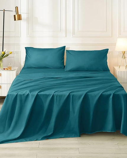 Bedbay Coastal Bedding Ocean Turtle Queen Comforter Set with Sheets Soft Microfiber 8 Pieces Bed in a Bag Queen Teen Boys Sea Turtle Quilt Ocean Comforter Summer Bedding