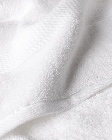 Superior Egyptian Cotton Pile 6 Piece Towel Set, Includes 2 Bath, 2 Hand, 2 Face Towels/Washcloths, Ultra Soft Luxury Towels, Thick Plush Essentials, Guest Bath, Spa, Hotel Bathroom, White
