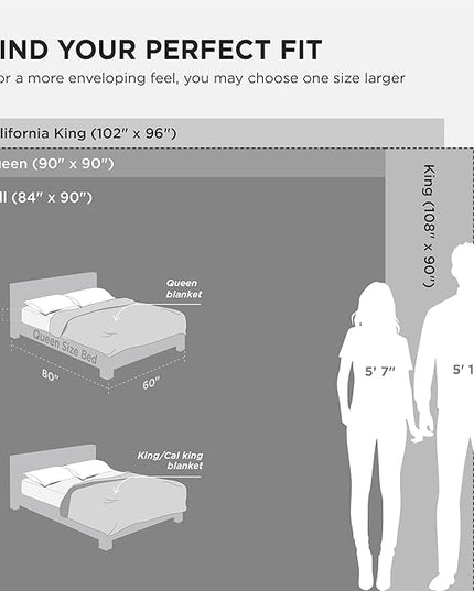 Bedsure GentleSoft Fleece Blankets Queen Size Dark Grey - Bed Blanket Soft Lightweight Plush Fuzzy Cozy Luxury Microfiber, 90x90 inches