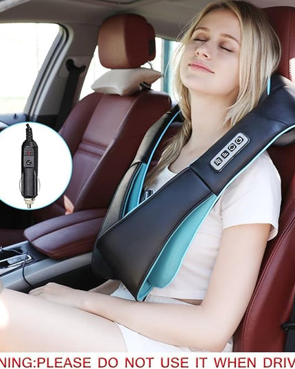 Mo Cuishle Shiatsu Back Shoulder and Neck Massager with Heat, Electric Deep Tissue 4D Kneading Massage, Best Gifts for Women Men Mom Dad, Fathers Day, Mothers Day, Christmas Gifts