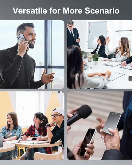 AI Voice Recorder,64GB Note Voice Recorder with Transcribe,Mind Mapping & AI Summary,Digital Voice Recorder with App,Audio Recorder for Lectures,Phone Calls,Meetings,Interviews Etc,Grey