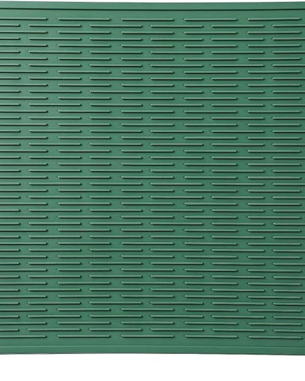 Silicone Dish Drying Mat for Multiple Usage,Easy clean,Eco-friendly,Heat-resistant Silicone Mat for Kitchen Counter or Sink,Refrigerator or Drawer Liner Green XL 18 inches x 16 inches