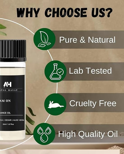 Dream On Essential Oil Scent 50mL - Inspired by Westin Hotel - Home Luxury Scent - Antal Hayat Diffuser Oil - White Tea, Cedarwood, Amber, Musk - Diffuser Oil Blends for Aromatherapy