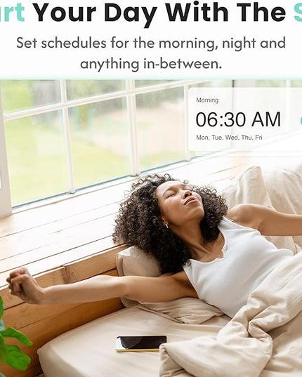 Aura Roller Smart Shade Driver, Remote Control & WiFi Dongle | Automate Existing Blinds | Beaded Window Shade Compatible | Rechargeable Long-Life Battery | Set Up Schedules | Hands Free Voice Control