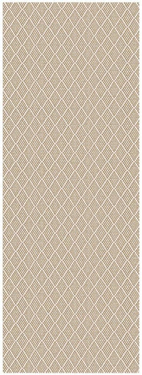 KOZYFLY Runner Rug 2x6 Ft Washable Runners for Hallways Non Slip Rubber Backed Kitchen Runners, Cotton Entryway Runner Indoor, Floor Carpet for Hallway Kitchen Entryway Bedroom, Tan/Beige