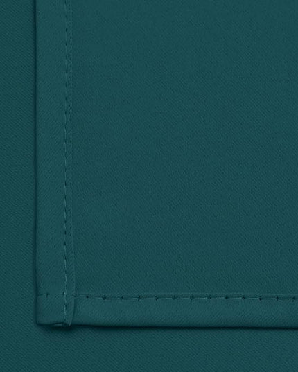 Yakamok Blackout Curtains for Bedroom 2 Panels Set 63 Inch Length Thermal Insulated Room Darkening Dark Black Out Drapery Grommet Window Treatments Drapes for Living Room,42x63, Dark Teal