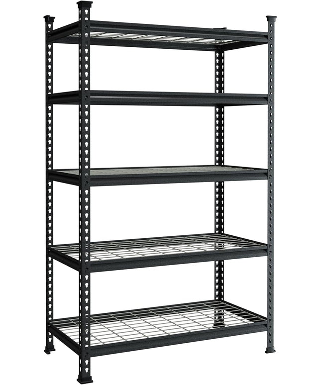 WORKPRO 5-Tier Metal Garage Shelving Unit, 36”W x 18”D x 72”H Storage Shelves, Adjustable Storage Rack Heavy Duty Shelf, 4000 lbs Load Capacity (Total), for Garage, Kitchen, Bathroom, Warehouse