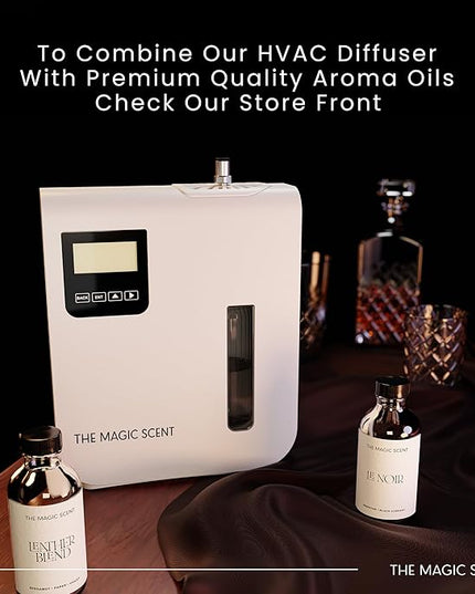 The Magic Scent Diffuser, Scent Air Machine for Home & Hotels, HVAC or Portable Nebulizing Diffuser - Large Room Waterless Aroma Machine - Aroma Oil Included