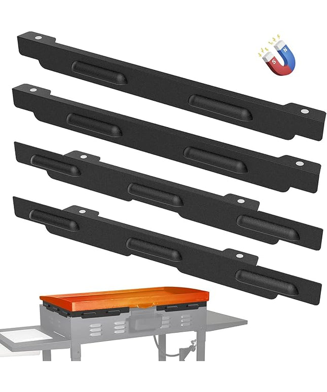 Upgraded Wind Guards for Blackstone 36” Griddle, Blackstone Griddle Accessories Fit for Black stone Grill, 5015 Magnetic Stainless Steel Wind Screens Protect Flame Hold Heat, Compatible with Hood