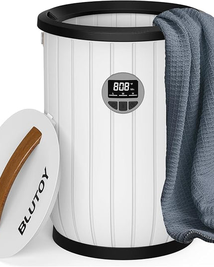 Towel Warmers for Bathroom, 20L Large Bucket with LED Display, 3 Heating Modes & Adjustable Timer, Auto Shut-Off Safety, Fits 2 Oversized 40"x70" Towels, Bathrobes & Blankets – Spa-Grade Towel Heater