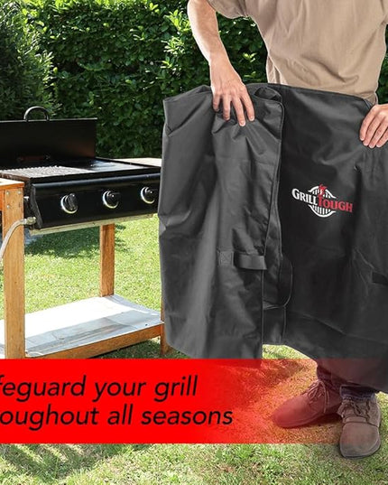 Heavy Duty BBQ Grill Cover for Outdoor Grill, 30 Inch – Waterproof, Weather Resistant, UV & Fade Resistant with Adjustable Straps – Gas Grill Cover for Weber, Charbroil, etc. Charcoal
