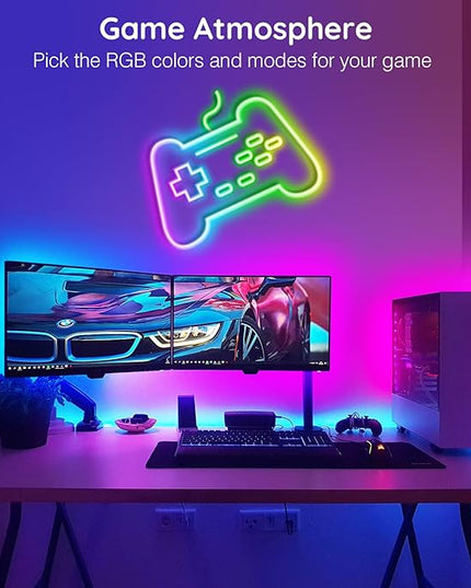AILBTON 20FT Led Neon Rope Lights Control with App/Remote,Flexible Led Rope Light,Multiple Modes,IP65 Outdoor RGB Lights Waterproof,Music Sync Gaming Led Neon Strip Light for Bedroom Decor