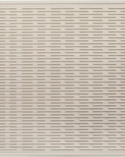 Silicone Dish Drying Mat for Multiple Usage,Easy clean,Eco-friendly,Heat-resistant Silicone Mat for Kitchen Counter or Sink,Refrigerator or Drawer Liner Tapioca XL 18 inches x 16 inches
