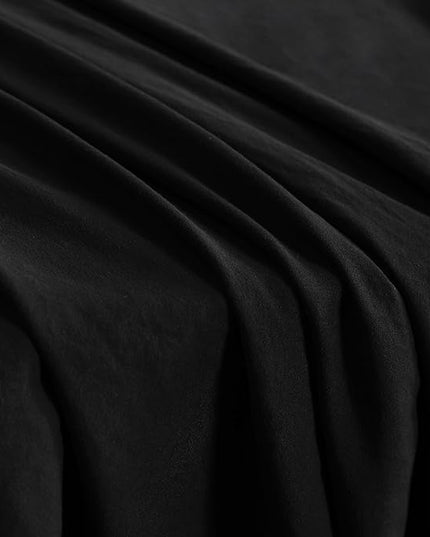 NTBAY Twin Comforter Set with Sheets, 5 Pieces Soft and Breathable Twin Bedding Set, Twin Bed in a Bag, Down Alternative Comforter Set Solid Color All Season, Kids Bedding Set, Black