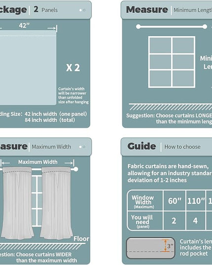 BGment Blackout Curtains for Bedroom 63 Inch Length, Thermal Insulated Full Room Darkening Soundproof Window Curtains Drapes with Rod Pocket, 2 Panels，Each Panel 42 Inch Wide, Champagne