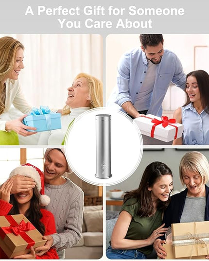 Waterless Essential Oil Diffuser Large Room Scent Diffuser for Home, Office, Hotel and Spas - Aromatherapy Diffuser Fragrance Oil Machine, Remote Control, Timer, Silver