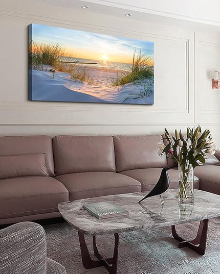Lapremoly Wall Decorations - Canvas Wall Art for Living Room, Bedroom & Office - Modern Wall Decor - Ocean View Seascape Prints & Paintings - Framed Mural Artwork for Home Decor