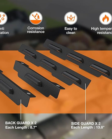 Wind Guards for Blackstone 28" Griddle, MeWeBlue Blackstone Accessories Fit for Grill, MeWeBlue 5016 Magnetic Stainless Steel Wind Screens Protect Flame Hold Heat, Compatible with Hood