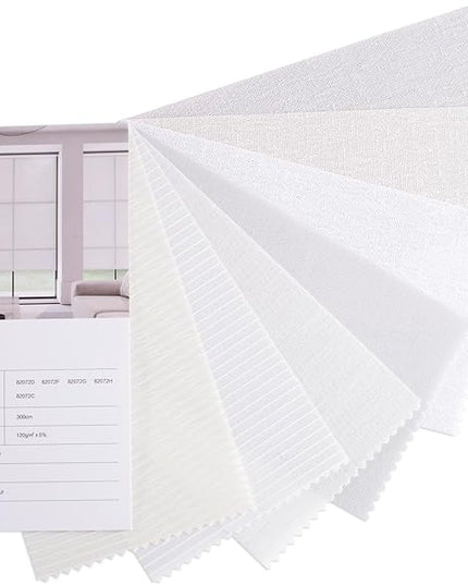 Zshine Motorized Window Blinds Fabric Samples of Blackout Light Filtering Cellection(Swatch 2)
