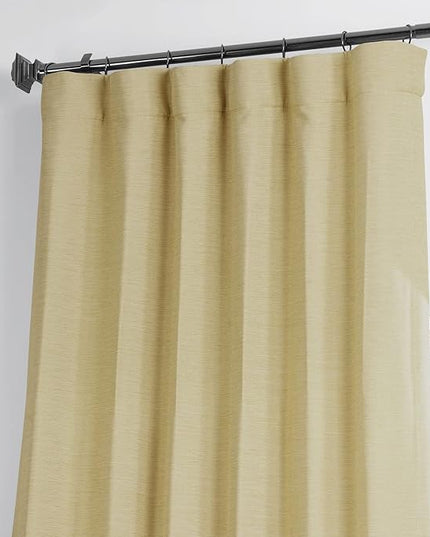 HPD Half Price Drapes Bellino Room Darkening Curtains 108 Inches Long Curtains for Bedroom & Living Room (1 Panel), 50W x 108L, Autumn Glow