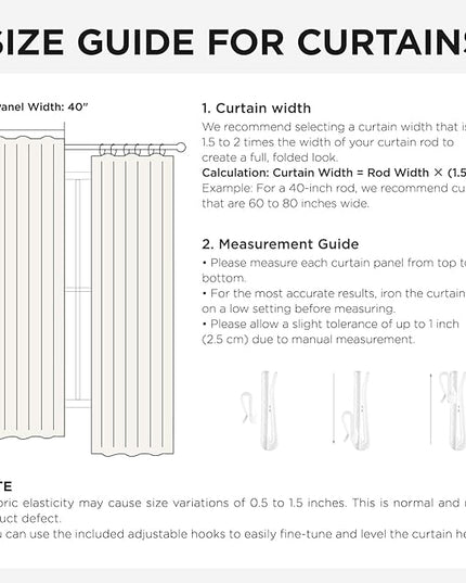 Joydeco Pinch Pleated Curtains - 100% Blackout for Bedroom, Light Grey Linen Curtains 40" W x 63" L, Thermal Insulated 2 Panels Light Blocking Drapes, Back Tabs for Living Room
