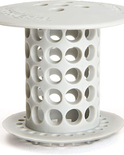 TubShroom the Revolutionary Tub Drain Protector Hair Catcher/Strainer/Snare, Gray (TSGRA454)