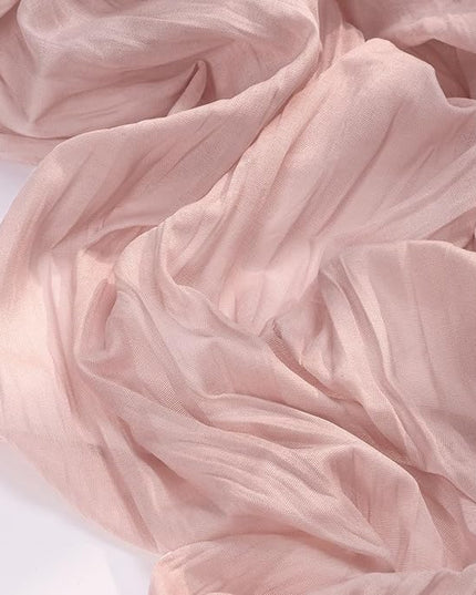 Socomi 15pcs Pink Cheesecloth Table Runner Christmas Boho Rustic Gauze Dusty Pink Farmhouse 120 inch 10FT Cheese Cloth Runner for Wedding Party Baby Shower Birthday Home Decor Holiday