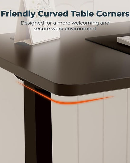 Small Adjustable Stand Up Desk for Children,One-Piece Standing Desk 31.5 x 19.7 Inch, Home Office Desk Computer Workstation, Black