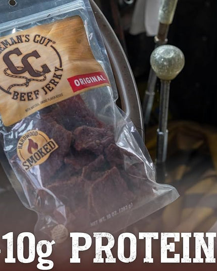Cattleman's Cut Original Beef Jerky, 10 Ounce