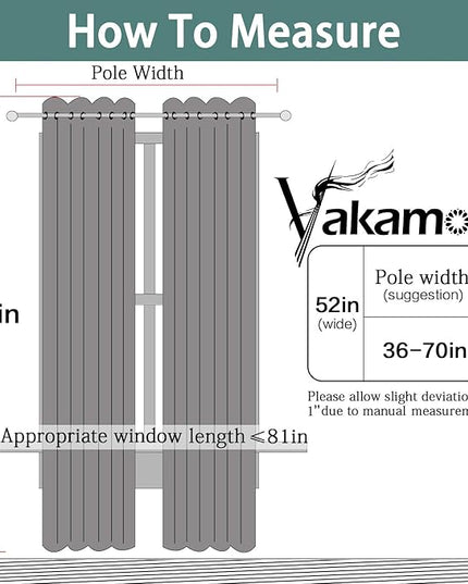 Yakamok 2 Thick Layers 100% Completely Blackout Window Curtains,Thermal Insulated Noise Reducing Drapes for Girl's Bedroom(52Wx84L, Lilac, 2 Panels)