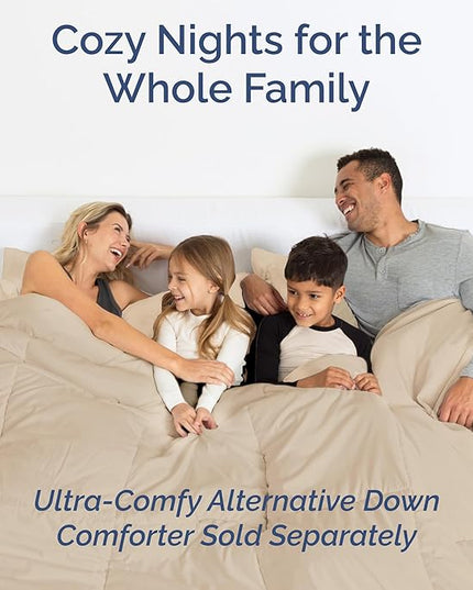 Queen Size 4 Piece Sheet Set - Comfy Breathable & Cooling Bed Sheets Set - Hotel Luxury Bedding for Women, Men, Kids, Teens, Boys & Girls - Deep Pockets, Ultra-Soft, Wrinkle Free - Oeko-Tex - Cream