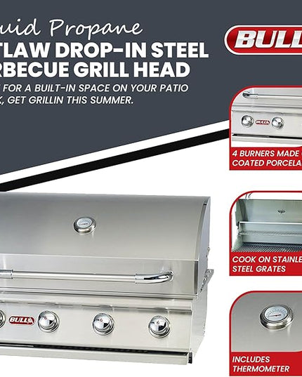 Bull Outlaw 30-Inch Built-In Grill (BG-26038), Propane