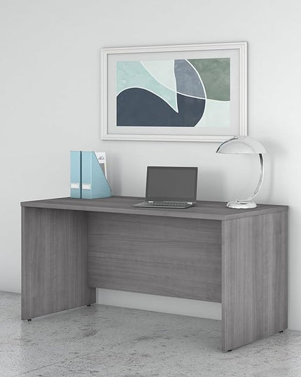 Bush Business Furniture Studio C 60W x 30D Office Desk in Platinum Gray, Computer Table for Home or Professional Workspace
