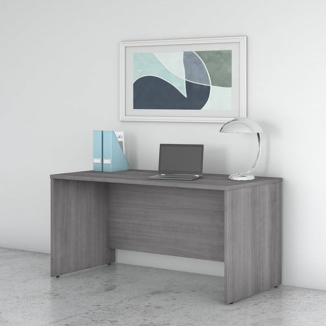 Bush Business Furniture Studio C 60W x 30D Office Desk in Platinum Gray, Computer Table for Home or Professional Workspace