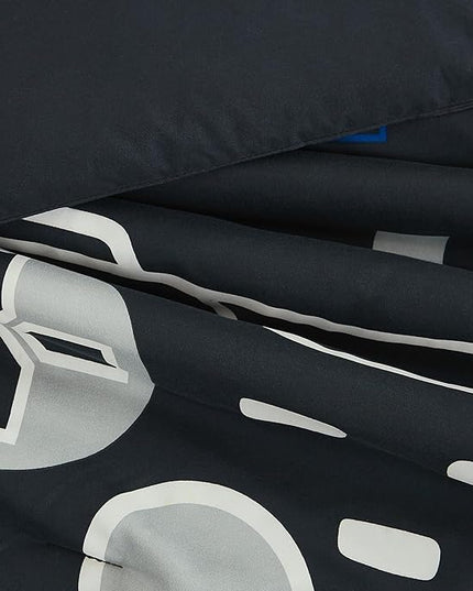 Twin Comforter Set for Boys-5 Pieces Gamer Glow in The Dark Twin Bedding Sets for Kids, Ultra Soft Bed in A Bag with Sheets