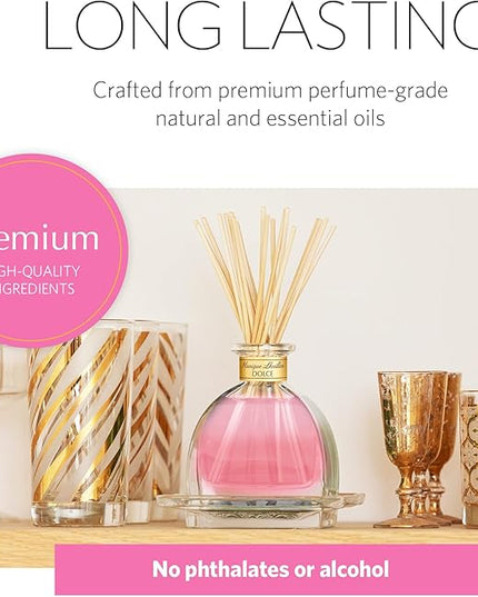 AGRARIA AirEssence Flower and Reed Diffuser Set, Handmade Sola Flower Botanical Home Fragrance Set, Scented Oil Reed Diffuser Gift for All Occasions