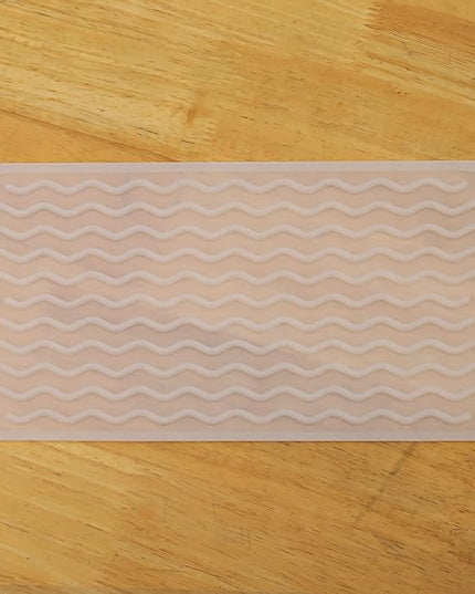 Silicone Dish Drying Mat for Multiple Usage,Easy clean,Eco-friendly,Heat-resistant Silicone Mat for Kitchen Counter or Sink,Refrigerator or Drawer Liner Translucent S 12 inches x 6 inches