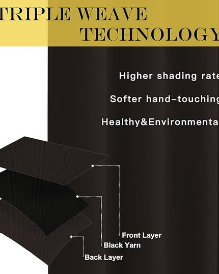 NICETOWN Blackout Curtains 54 Inches Long, Thermal Insulated Room Darkening Curtains for Bedroom, Window Treatment Drapes for Living Room Nursery (W66 x L54 Inch, Toffee Brown, 1 Panel)