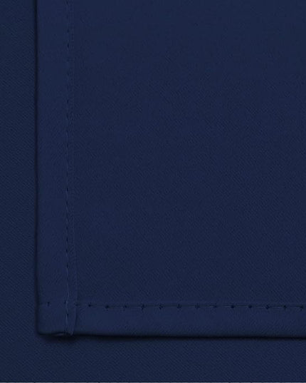 Yakamok 72 Inch Length Blackout Curtains for Bedroom, Thermal Insulated Room Darkening Grommet Top Window Drapes for Living Room,42W x 72L,Navy Blue,2 Panels