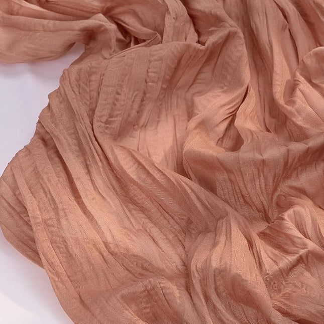 Socomi 3pcs Dusty Rose Christmas Cheesecloth Table Runner Boho Rustic Gauze 120 inch 10FT Cheese Cloth Runner for Wedding Party Baby Shower Birthday Home Decor Holiday Decorations