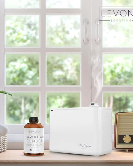 Levona Scent Essential Oils For Diffusers For Home Luxury Scents - Hawaiian Sunset Aroma Oil - Fragrance Oil With Mandarin Citrus + Dash Of Peppermint Essential Oil - 700Ml Oil Diffuser Essential Oils