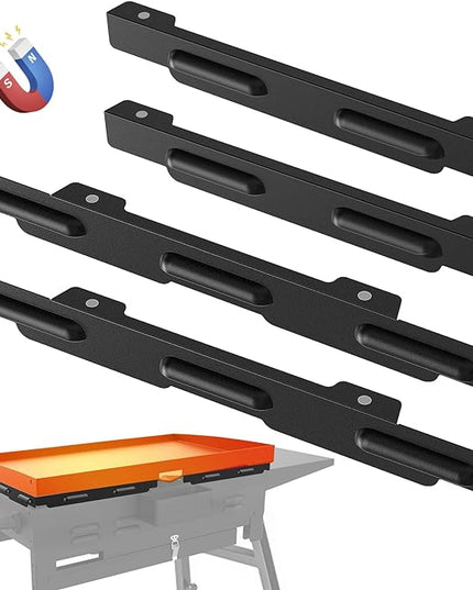 Wind Guards for Blackstone 28" Griddle, MeWeBlue Blackstone Accessories Fit for Grill, MeWeBlue 5016 Magnetic Stainless Steel Wind Screens Protect Flame Hold Heat, Compatible with Hood